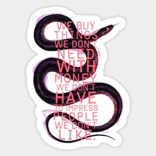 FALSE BEHAVIOR (VARIANT 2) Sticker